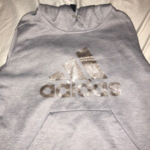 Adidas sparkley hoodie ✨